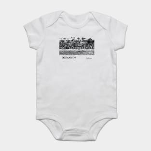 Oceanside California Baby Bodysuit